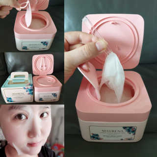 메이베나 1일 1팩 뽑아쓰는 마스크팩 — 5점을 준 리뷰어가 2019년 2월 올린 사용 사진