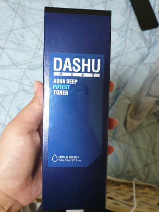 다슈코리아 다슈 맨즈 아쿠아 딥 포텐 토너 153ml — 5점을 준 리뷰어가 2019년 7월 올린 사용 사진