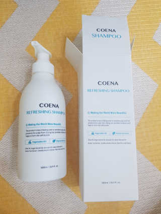 코에나샴푸 500ml — 4점을 준 리뷰어가 2019년 8월 올린 사용 사진