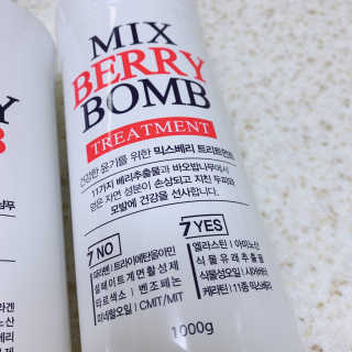 (주)에네스티 믹스베리 단백질 폭탄 샴푸 1000g — 5점을 준 리뷰어가 2019년 12월 올린 사용 사진