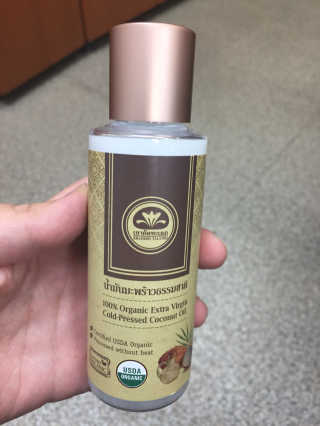 카오코탈라이푸 카오코 오가닉 버진 코코넛오일 100ml／바르는오일 — 4.67점을 준 리뷰어가 2018년 4월 올린 사용 사진