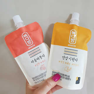 자연원 복다방 2종 100ml 10포씩 — 5점을 준 리뷰어가 2018년 12월 올린 사용 사진