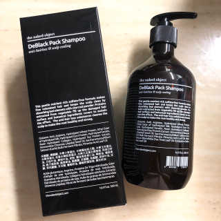 the naked object [탈모볼륨샴푸] 디블랙 팩 샴푸 — 4점을 준 리뷰어가 2019년 12월 올린 사용 사진