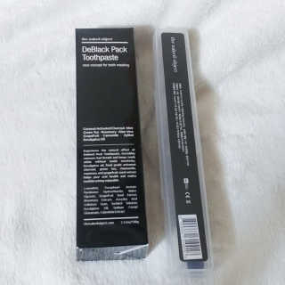 the naked object 디블랙팩치약 디블랙칫솔 세트 — 5점을 준 리뷰어가 2020년 1월 올린 사용 사진