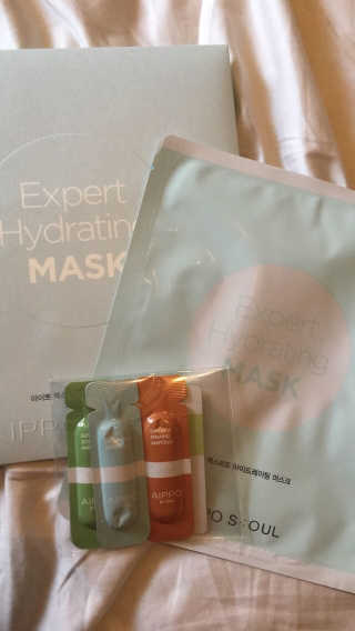 아이뽀 모든 피부 타입을위한 AIPPO Expert Hydrating Mask — 5점을 준 리뷰어가 2018년 3월 올린 사용 사진