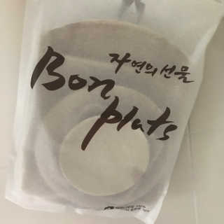본플라 친환경 야자나무잎 접시 — 4.33점을 준 리뷰어가 2018년 9월 올린 사용 사진
