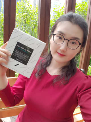 어웨이크어슬립 어슬립 페이스 리프트업 밴드 — 5점을 준 리뷰어가 2018년 6월 올린 사용 사진