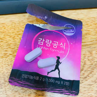 [감량공식] 다이어트 건강기능식품 — 4.5점을 준 리뷰어가 2020년 1월 올린 사용 사진