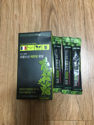로하스웰 프랑스산 레몬밤 분말 — 4.5점을 준 리뷰어가 2018년 7월 올린 사용 사진