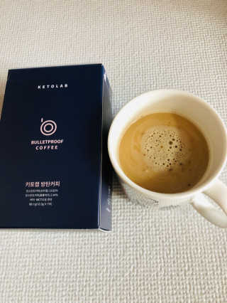 키토랩 방탄커피 일주일용 — 5점을 준 리뷰어가 2019년 4월 올린 사용 사진