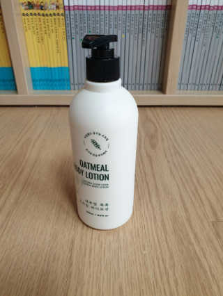(주)에네스티 내추럴 촉촉  오트밀 바디로션 500ml — 4점을 준 리뷰어가 2020년 3월 올린 사용 사진