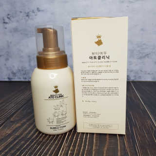 뷰티여우_아토클리닉 [아토클리닉] 우리 아이가 좋아하는 버블폼 — 4.5점을 준 리뷰어가 2019년 5월 올린 사용 사진