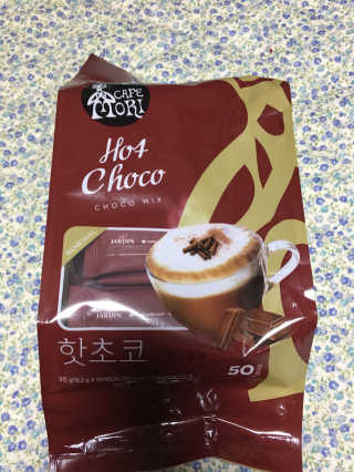 (주)쟈뎅 쟈뎅 까페모리 핫초코 50개입 — 3.33점을 준 리뷰어가 2017년 12월 올린 사용 사진