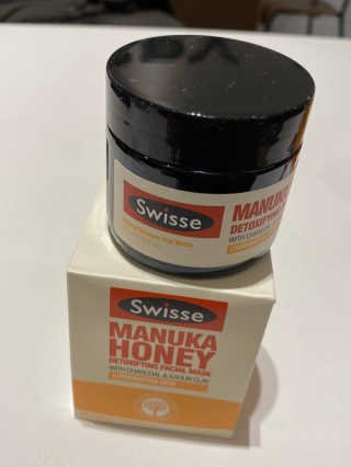 SWISSE 스위스 마누카 허니 디톡시파잉 페이셜 마스크 — 5점을 준 리뷰어가 2019년 12월 올린 사용 사진