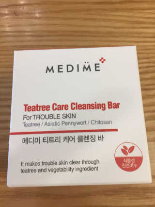 메디미 티트리케어 클렌징 바 — 3.67점을 준 리뷰어가 2017년 9월 올린 사용 사진