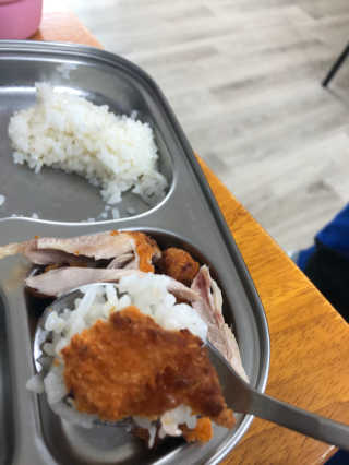 MCP 하이몰 마법의치킨가루2봉랜덤 + 코코넛허니버터2봉 — 4점을 준 리뷰어가 2020년 3월 올린 사용 사진