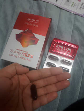 이너블릭 이너타임 크릴오일 — 4점을 준 리뷰어가 2019년 12월 올린 사용 사진