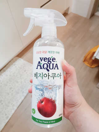 베지아쿠아 475ml + 리필 1000ml 1Set — 5점을 준 리뷰어가 2019년 7월 올린 사용 사진