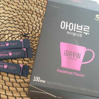 한국맥널티 아이브루 헤이즐넛향 100T — 5점을 준 리뷰어가 2019년 11월 올린 사용 사진