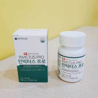 라플레 염창환 박사의 3세대 유산균, 인빅터스 프로 — 5점을 준 리뷰어가 2018년 11월 올린 사용 사진