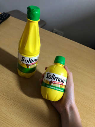 솔리몬 스퀴즈드 레몬즙 500ml X 2 + 280ml X 1 — 5점을 준 리뷰어가 2018년 10월 올린 사용 사진