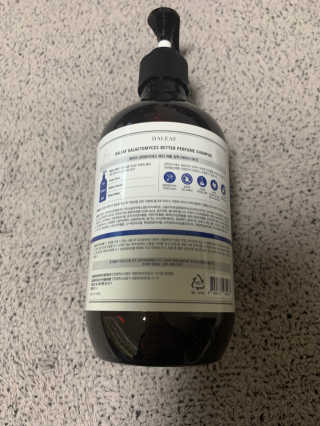 달리프 베러 퍼퓸 샴푸 1000ml 레이니데이 or 일랑로즈 — 5점을 준 리뷰어가 2020년 2월 올린 사용 사진