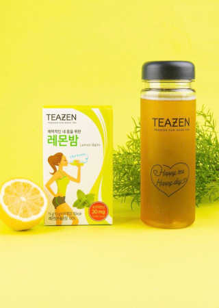 티젠 레몬밤 + 마이보틀 — 5점을 준 리뷰어가 2018년 7월 올린 사용 사진