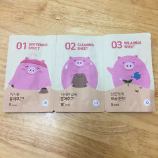 미팩토리 3단 돼지코팩 3매입 X 2 — 3.67점을 준 리뷰어가 2018년 2월 올린 사용 사진