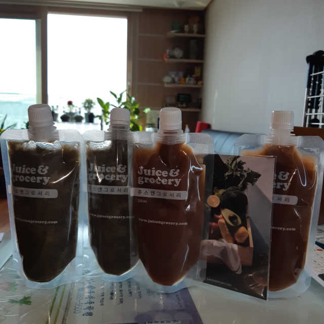 건강한 봄을 위한 주스 리뷰 사진
