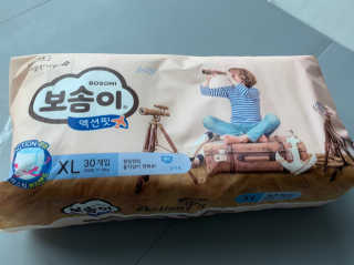 보솜이 액션핏 팬티형 — 5점을 준 리뷰어가 2019년 4월 올린 사용 사진