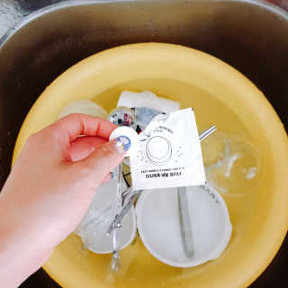 [에코앤드]이지톡톡 버블클리너 1종세척제 — 5점을 준 리뷰어가 2019년 6월 올린 사용 사진
