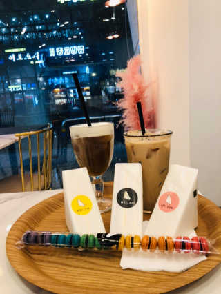 메이젠 인천논현점 [메이젠_논현]샌드위치 4개,소금커피,밀크티,마카롱 — 5점을 준 리뷰어가 2019년 3월 올린 사용 사진