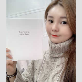 고보습에 화이트닝 아미모네 바다마스크팩 10매입 — 5점을 준 리뷰어가 2020년 1월 올린 사용 사진