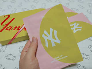 MLB COSMETICS [MLB PLAY] 톤업 화이트닝 마스크 1BOX — 5점을 준 리뷰어가 2019년 9월 올린 사용 사진