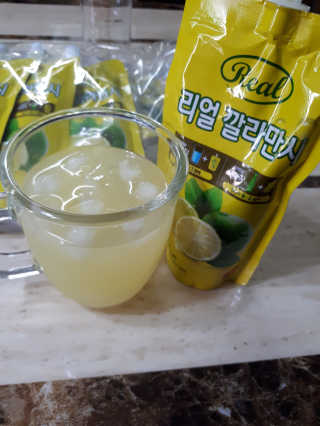 장수농가 리얼깔라만시 — 4.33점을 준 리뷰어가 2018년 6월 올린 사용 사진