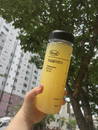 장수농가 리얼깔라만시 — 5점을 준 리뷰어가 2018년 6월 올린 사용 사진