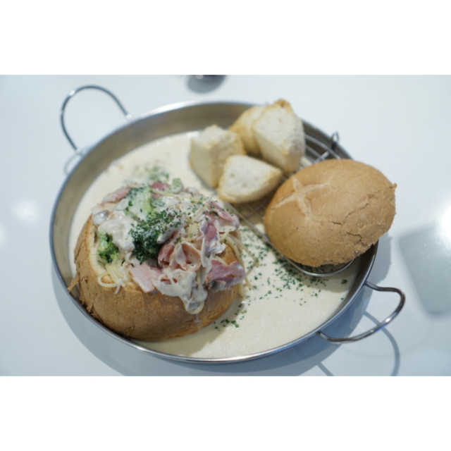 [IMJ브런치카페 지동점] 크림빠네+피자+음료 1잔 리뷰 사진