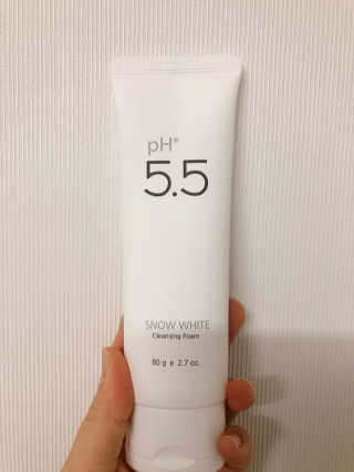 포므시 스노우화이트클렌징폼pH5.5 — 5점을 준 리뷰어가 2020년 2월 올린 사용 사진