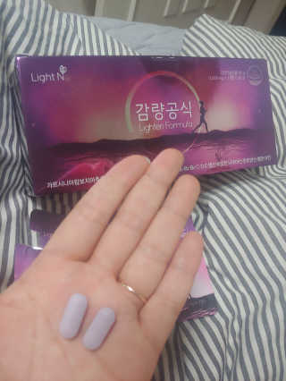 [감량공식] 다이어트 건강기능식품 — 5점을 준 리뷰어가 2019년 12월 올린 사용 사진