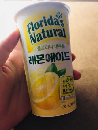 플로리다 내추럴 플로리다내추럴 레몬에이드  2종 — 5점을 준 리뷰어가 2018년 7월 올린 사용 사진