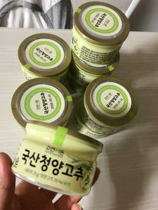 이롬 자연이든 국산청양고추 — 5점을 준 리뷰어가 2018년 8월 올린 사용 사진