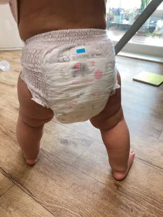 보솜이 리얼코튼 팬티형 — 5점을 준 리뷰어가 2019년 3월 올린 사용 사진