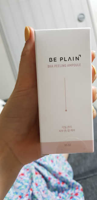 비플레인 BHA 바하 필링 앰플 — 5점을 준 리뷰어가 2019년 5월 올린 사용 사진