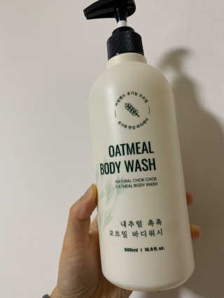 (주)에네스티 내추럴 촉촉  오트밀 바디워시 500ml — 5점을 준 리뷰어가 2019년 12월 올린 사용 사진