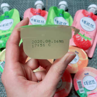 데르뜨 떠먹는 과일 3종, 짜먹는 과일 2종 총 10개 체험 — 4.5점을 준 리뷰어가 2020년 3월 올린 사용 사진