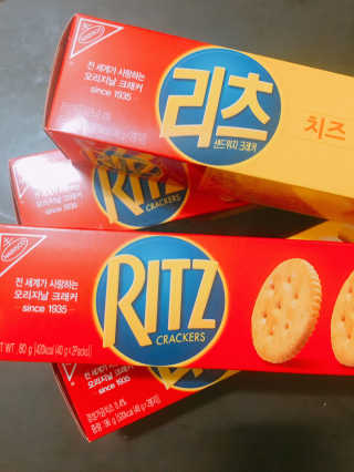 오리지널 크래커 '리츠' — 4.5점을 준 리뷰어가 2016년 10월 올린 사용 사진