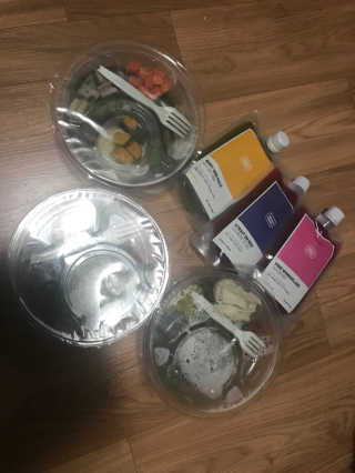 마샐미쿡 하루만에 끝내는 원데이 디톡스 패키지 — 3.5점을 준 리뷰어가 2018년 2월 올린 사용 사진
