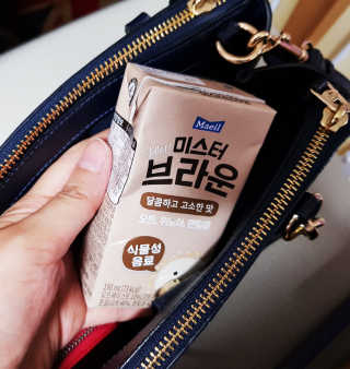 헤이미스터브라운 [매일유업] 헤이 미스터브라운 12개입 — 4점을 준 리뷰어가 2019년 8월 올린 사용 사진
