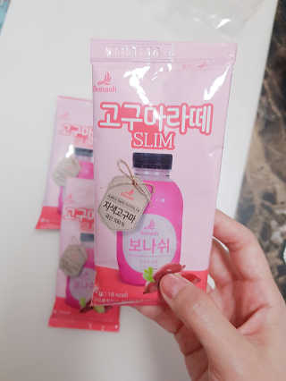 보나쉬슬림 고구마라떼 6pc+보틀 — 2점을 준 리뷰어가 2019년 5월 올린 사용 사진