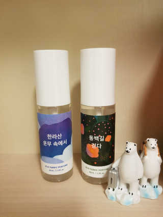 르플랑 제주 패브릭 퍼퓸 60ml 8종 — 5점을 준 리뷰어가 2018년 8월 올린 사용 사진
